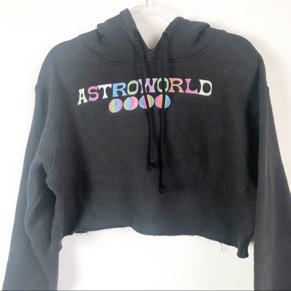 astroworld cropped hoodie